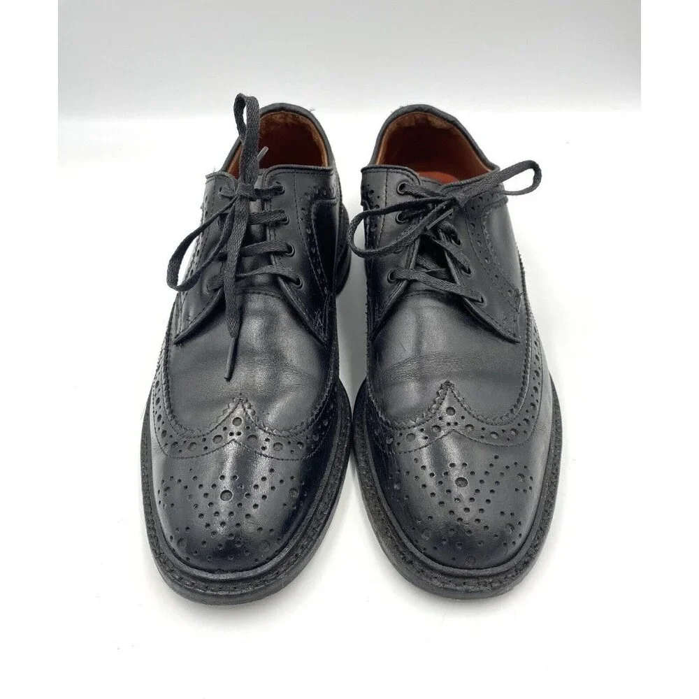 Allen Edmonds Men’s Regent Street Wingtip Brogue Oxford Dress Shoe Black Size 8D